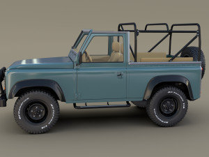 1985 land rover defender 90 pack Model 3D
