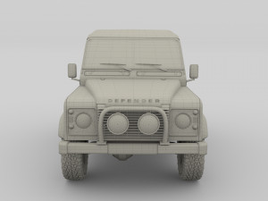 1985 land rover defender 90 pack Model 3D