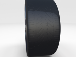 full tesla roadster wheel 3D-Modell
