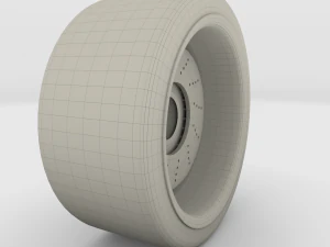 full tesla roadster wheel 3D Model