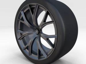tesla roadster rim 3D Model