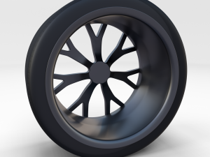 tesla roadster rim 3D-Modell