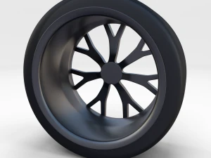 tesla roadster rim 3D Model