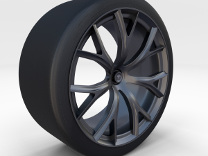tesla roadster rim 3D-Modell