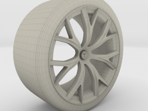 tesla roadster rim 3D-Modell