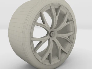 tesla roadster rim 3D Model