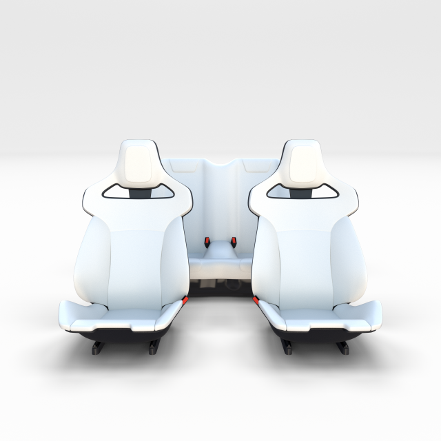 tesla roadster seats Modelo 3D .c4d .max .obj .3ds .fbx .stl .blend 