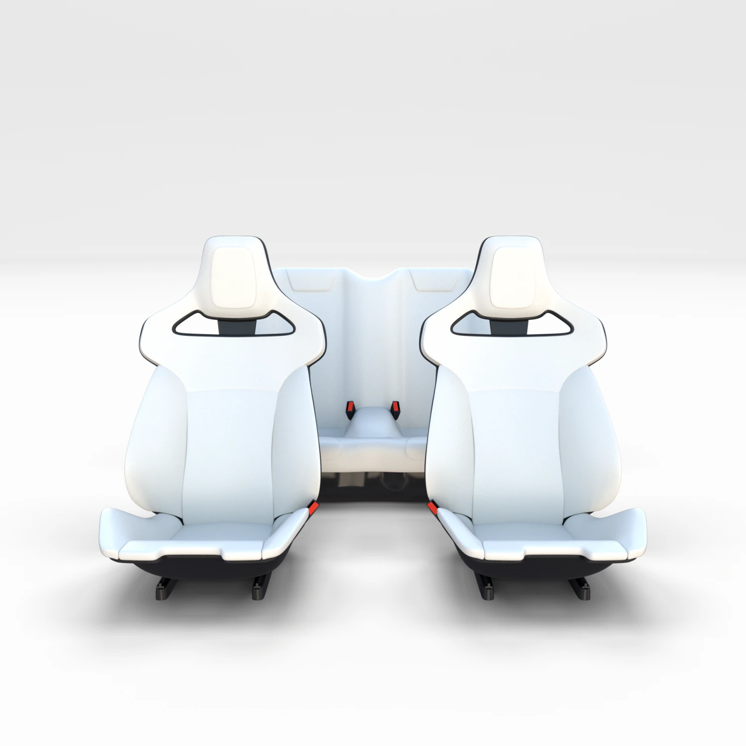tesla roadster seats 3D Model .c4d .max .obj .3ds .fbx .stl .blend 