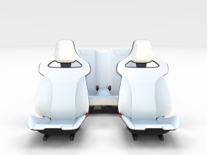 tesla roadster seats Modelo 3D