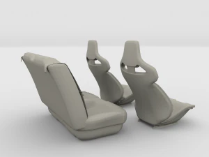 tesla roadster seats 3D Model