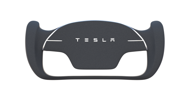 tesla roadster steering wheel 3D-Modell .c4d .max .obj .3ds .fbx .stl .blend 