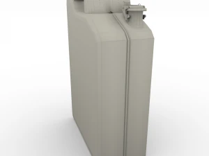 jerry can low poly 3 worn pbr 3D Model