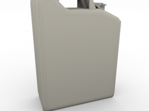 jerry can low poly worn pbr Modelo 3D