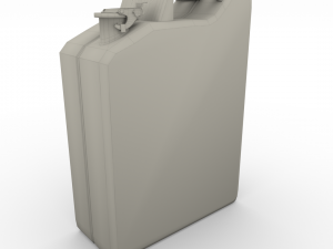 jerry can low poly weathered 2 pbr 3D Model
