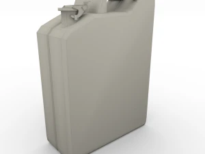 jerry can low poly weathered 2 pbr 3D Model