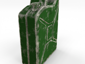 jerry can worn pbr 3D Модель