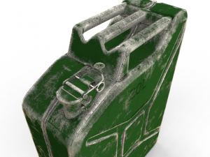 jerry can worn pbr 3D Модель