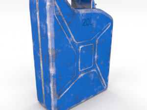 jerry can worn 3 pbr 3D Модель