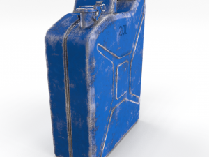 jerry can worn 3 pbr 3D Модель