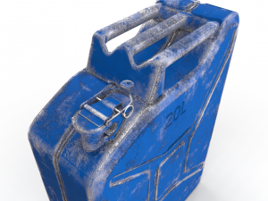 jerry can worn 3 pbr 3D Модель