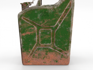 jerry can weathered pbr 3Dモデル