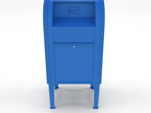 mailbox lowpoly pbr 3D Model