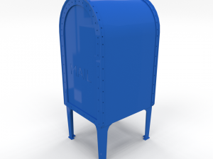 mailbox lowpoly pbr 3D Model