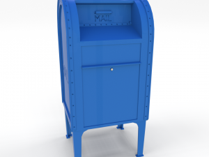 mailbox lowpoly pbr 3D Model