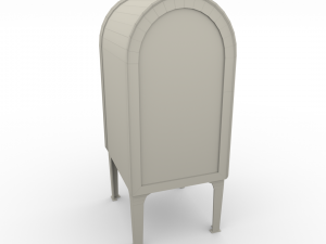 mailbox lowpoly pbr 3D Model