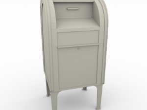 mailbox lowpoly pbr 3D Model