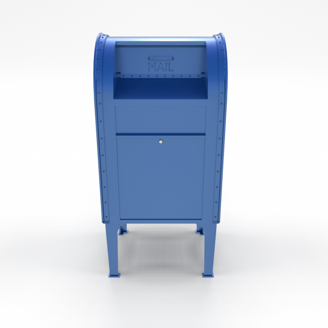 mailbox pbr Modèle 3D .c4d .max .obj .3ds .fbx .stl .blend 