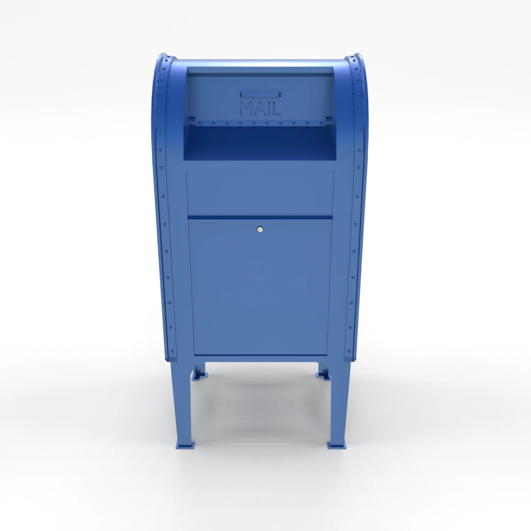 mailbox pbr 3D Model .c4d .max .obj .3ds .fbx .stl .blend 