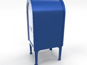 mailbox pbr Modèle 3D