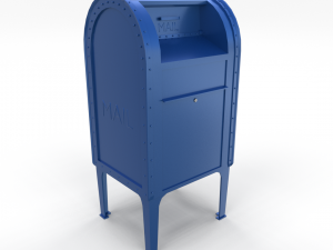 mailbox pbr Modèle 3D