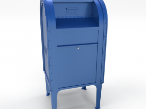 mailbox pbr Modèle 3D