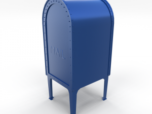 mailbox pbr Modèle 3D
