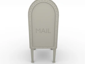 邮箱风化 pbr 3D 模型