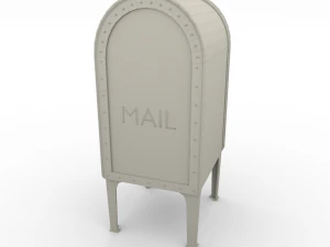 邮箱风化 pbr 3D 模型