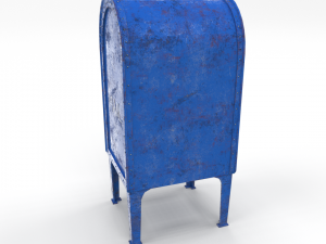 mailbox weathered 2 pbr 3D Model