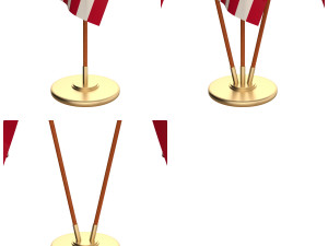 us flag pack 3D Модель