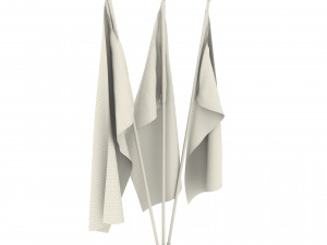 italy flag pack 3D-Modell