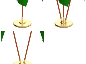 india flag pack 3D Model