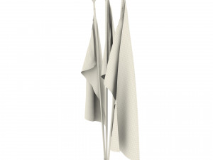 japan flag pack Model 3D