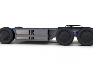 tesla semi truck chassis 3D मॉडल
