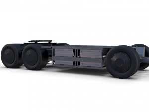 tesla semi truck chassis 3D मॉडल