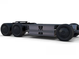 tesla semi truck chassis 3D Model