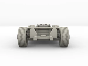 tesla semi truck chassis 3D Model