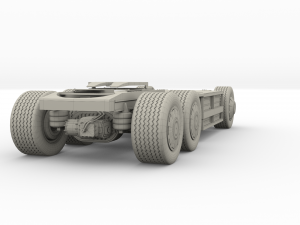 tesla semi truck chassis 3D मॉडल