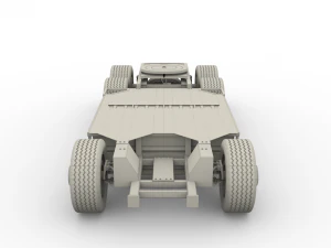 tesla semi truck chassis 3D Model