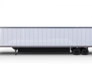 box semi trailer 3D Model